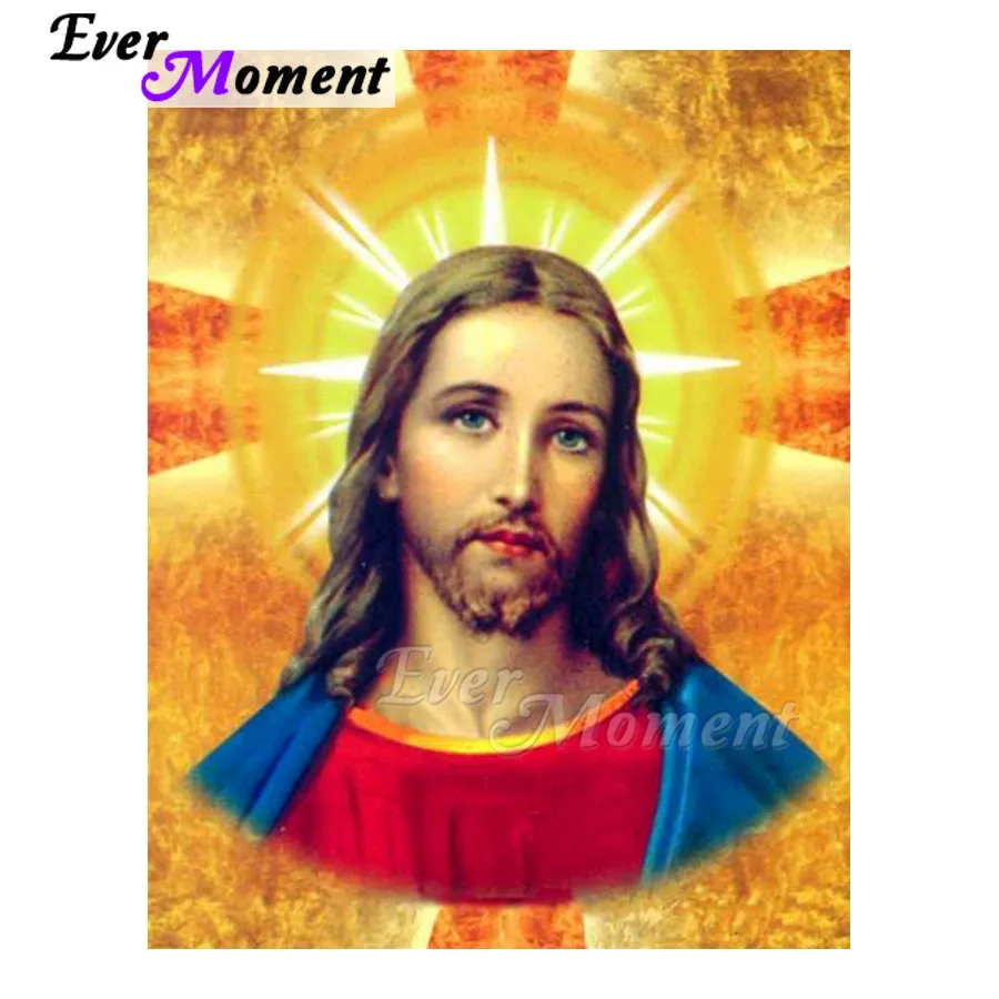 

Алмазная картина Ever Moment 5D DIY ручная работа картина горный хрусталь религия Иисус вышивка крестиком домашняя Алмазная вышивка ASF1628
