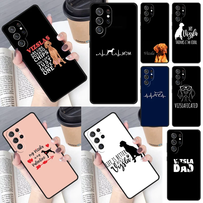 Hungarian Vizsla Dog Phone Case for Samsung Galaxy S26 Ultra S25 S24 S23 S22 S21 S20 Note10 Plus FE Cover Luxury