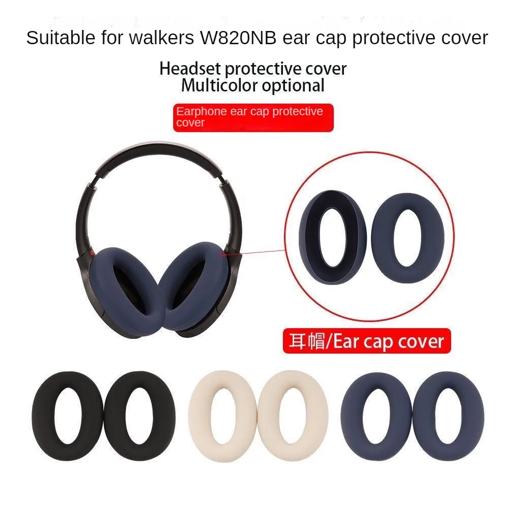 Suitable for Edifier W820NB Headphone Silicone Protective Cover Ear Cap Anti peeling, Washable and Skin friendly