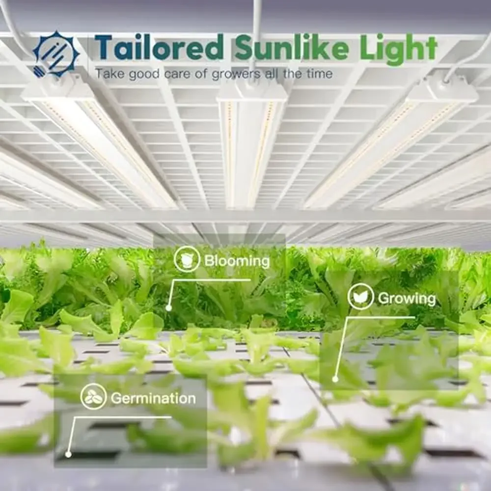 4ft Sunlike LED Grow Light 60W 350W Equivalent Full Spectrum Plant Light Indoor Seedling Veg Bloom