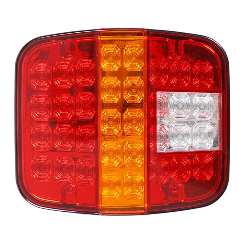 For Ford Jeep Wrangler CJ YJ JK Truck Trailer Bus Lorry Van 12V 24V Rear Brake Stop Turn Tail Light License Plate Lamp