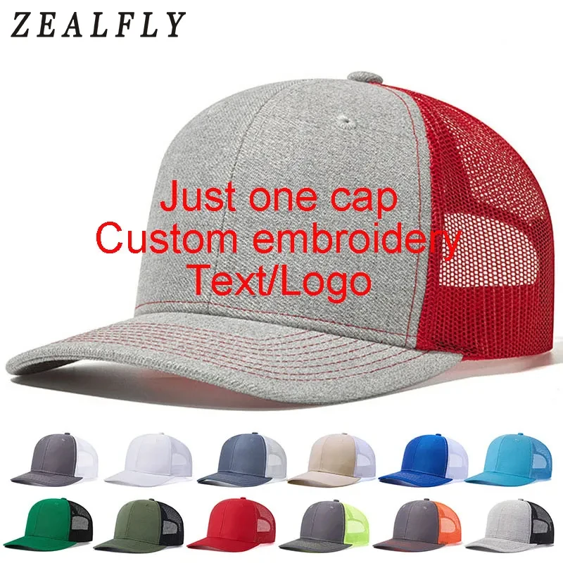 

Бейсболка с пользовательским логотипом, мужская летняя дышащая сетчатая Кепка для грузовика, женские Снэпбэк кепки «сделай сам», повседневные кепки в стиле хип-хоп, Кепка для папы