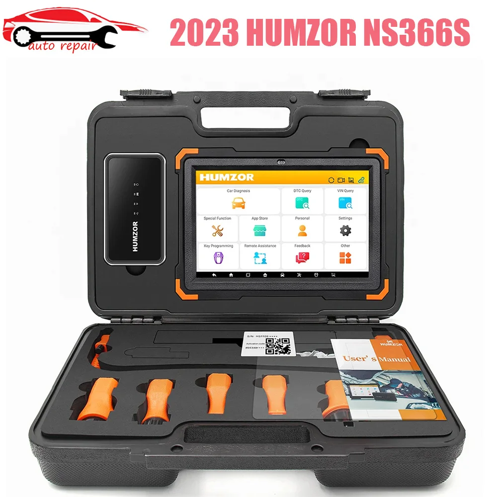 

Humzor NexzSYS NS 366S Full system Scanner OBD 2 OBD2 Car Diagnostic Tool TPMS 17 Reset ECU Key Programmer PK Thinkdiag