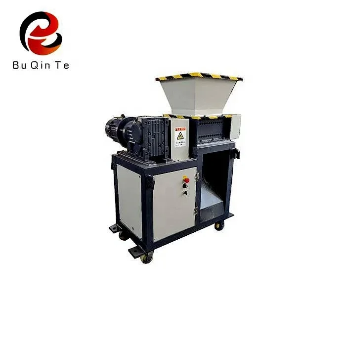 Film / plastic / electronic / iron barrel / double shaft shredder/biomass shredder