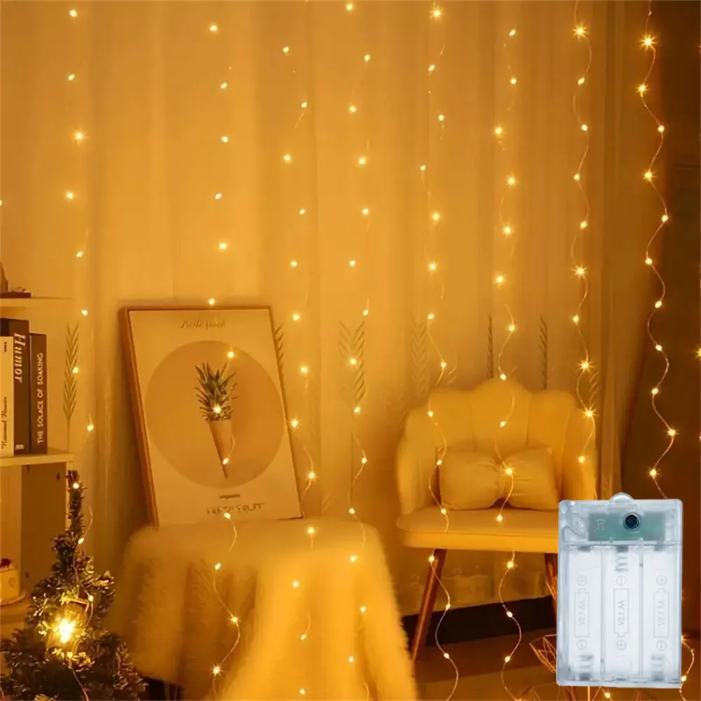 3/6M Curtain Led St…