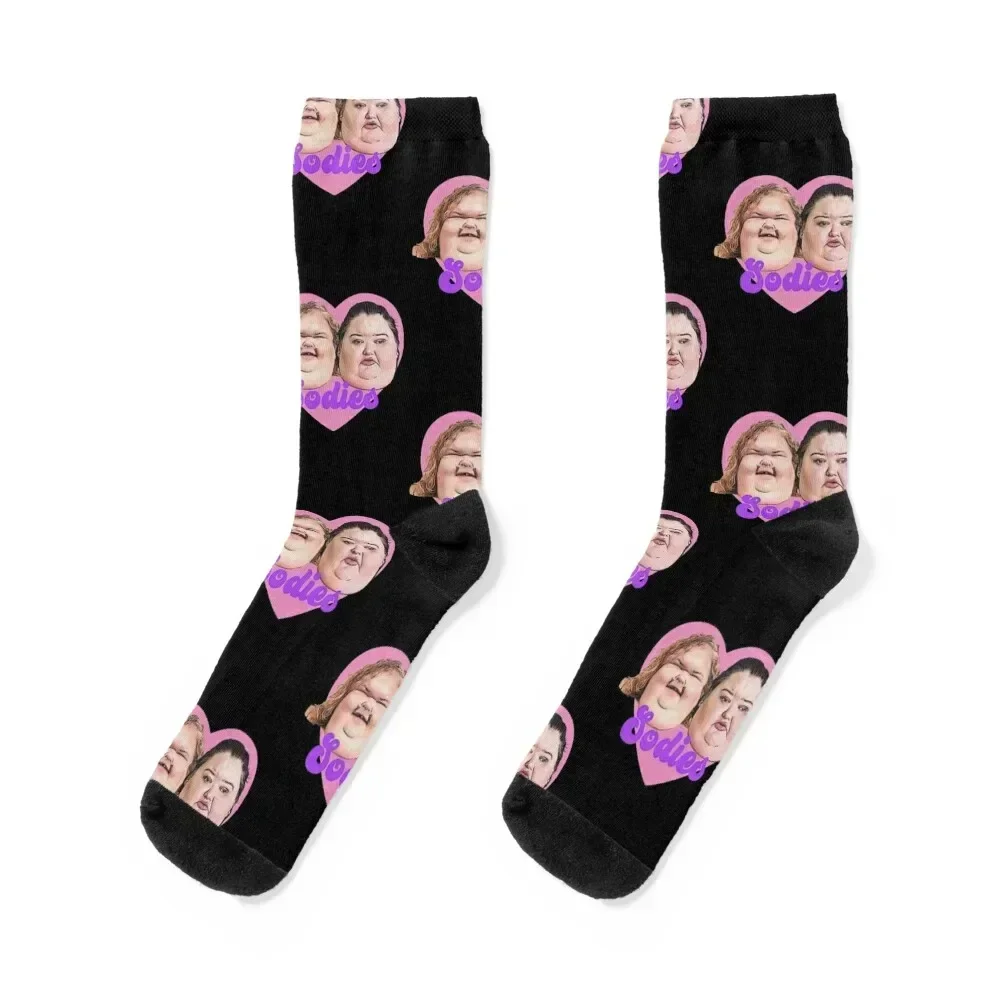1000lb Sisters Sodies heart Socks Stockings compression Novelties winter thermal christmass gift Socks Ladies Men's