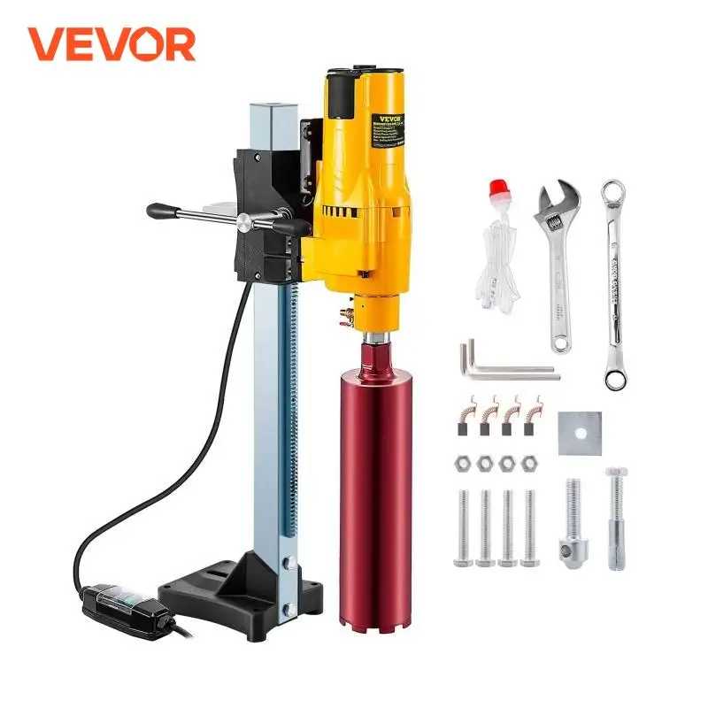 VEVOR Trapano Colonna da Banco 3980 W Macchina per Carotaggio 230 V Trapano a Colonna Industriale ad Alta Precisione Frequenza Nominale 50 HZ Preciso Trapano da Banco Professionale 750 giri/min