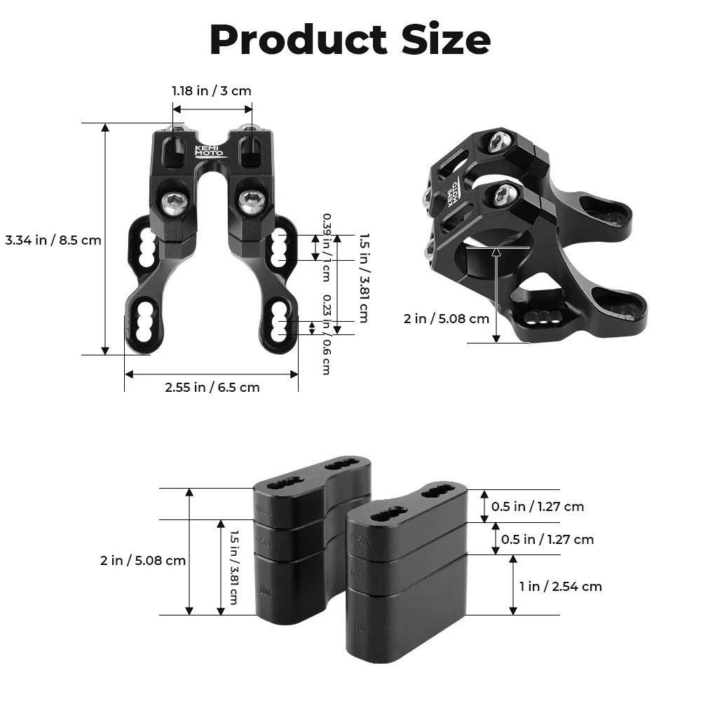 Guidon avant pour moto Surron Light, équation X S, support rapide pour Sur Ron, motocross électrique, tige de direction, pièces modifiées CNC