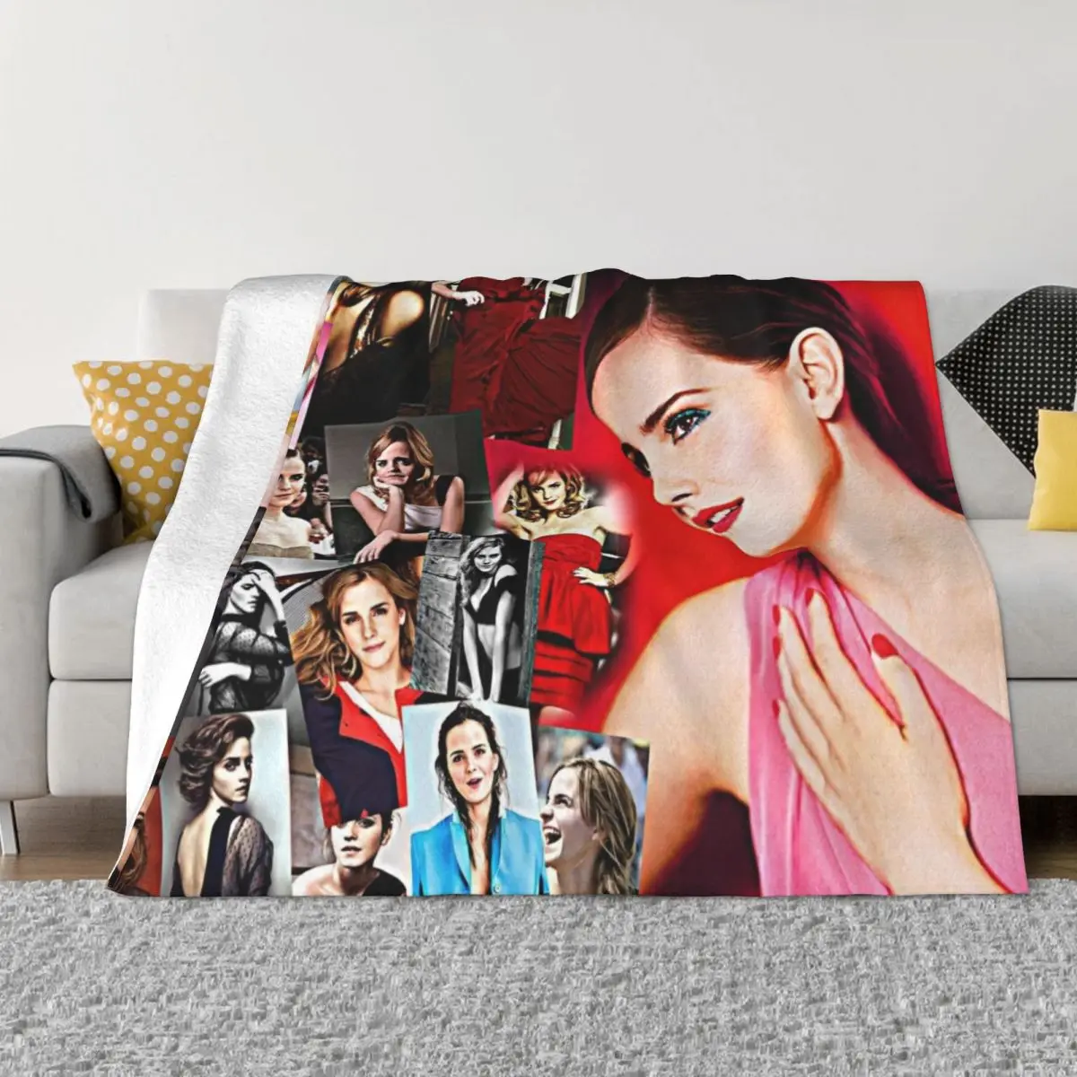 

emma watson Throw Blanket Blanket Luxury Summer Blanket Fashion Sofa Blankets Blankets For Sofas