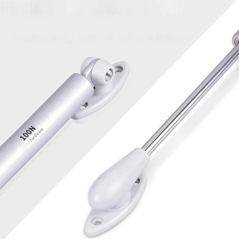 100N 10KG Gas Frühling Schrank Scharnier Kupfer Kern Tür Lift Unterstützung Hydraulische Küche Schrank Tür Scharniere Hardware Teleskop stange