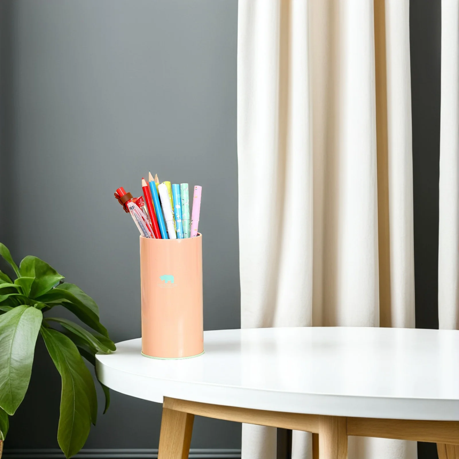 

1 Piece Metal Saving Box with Cartoon Pattern Adorable Money Bank for Home Office Desktop Decor Kids Adult Gift Choice