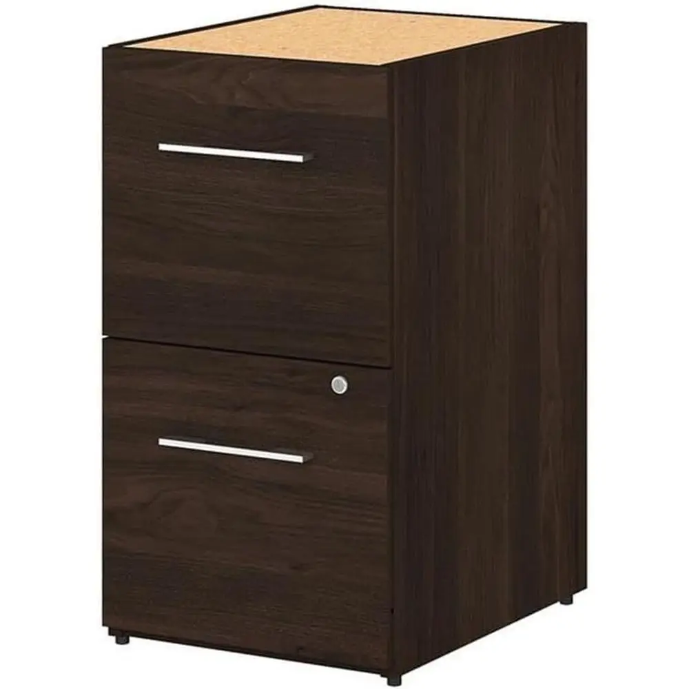 

Офисный шкаф Bush для деловой мебели серии 500 мощностью 16 Вт из черного ореха - в сборе