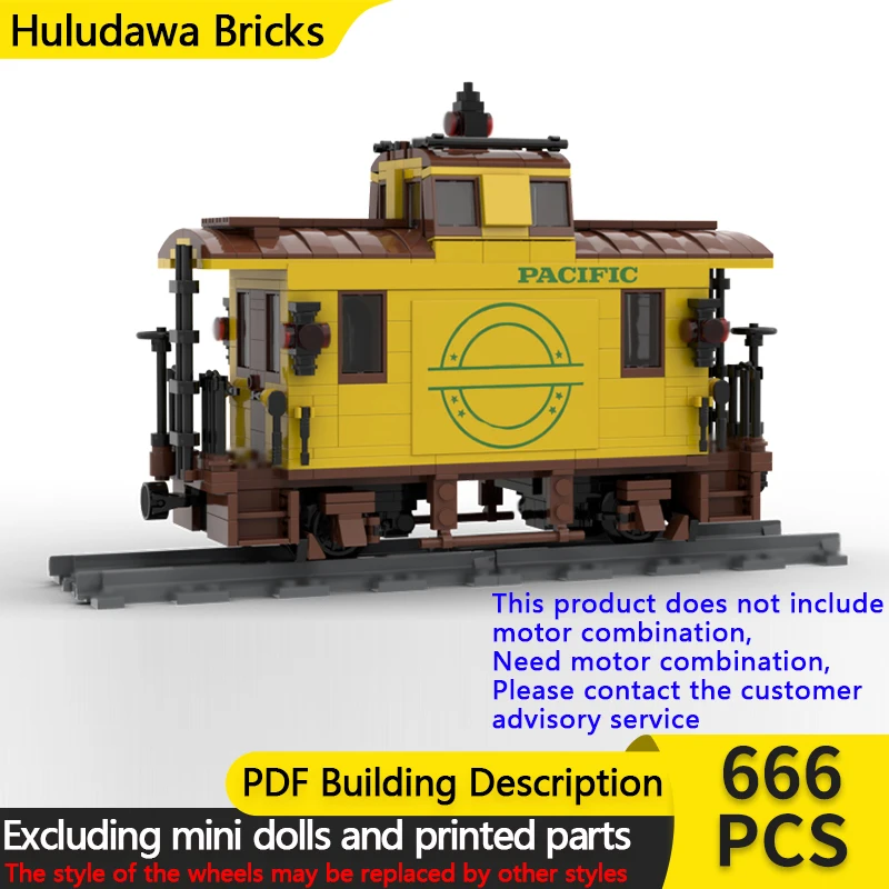 

Модель городской автомобиль MOC, строительные кирпичи, железная дорога, паровоз, кабои, модульная технология, детские праздничные подарки, сборные игрушки, костюм