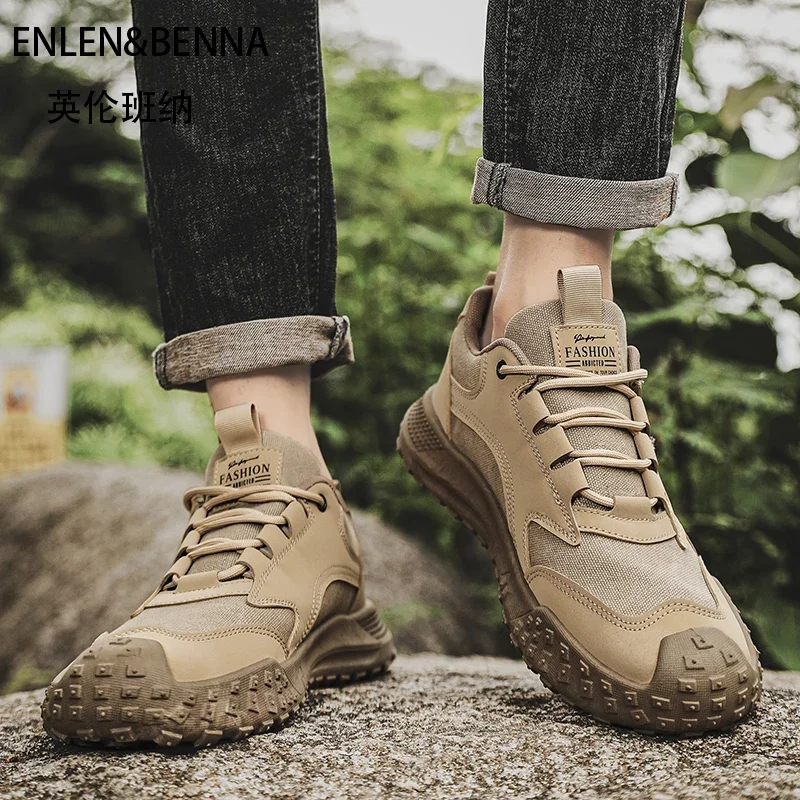 

Autumn Casual Shoes For Men Outdoor Sports Running New Fashion Versatile Lace Up Lightweight Breathable Non Slip Sneakers