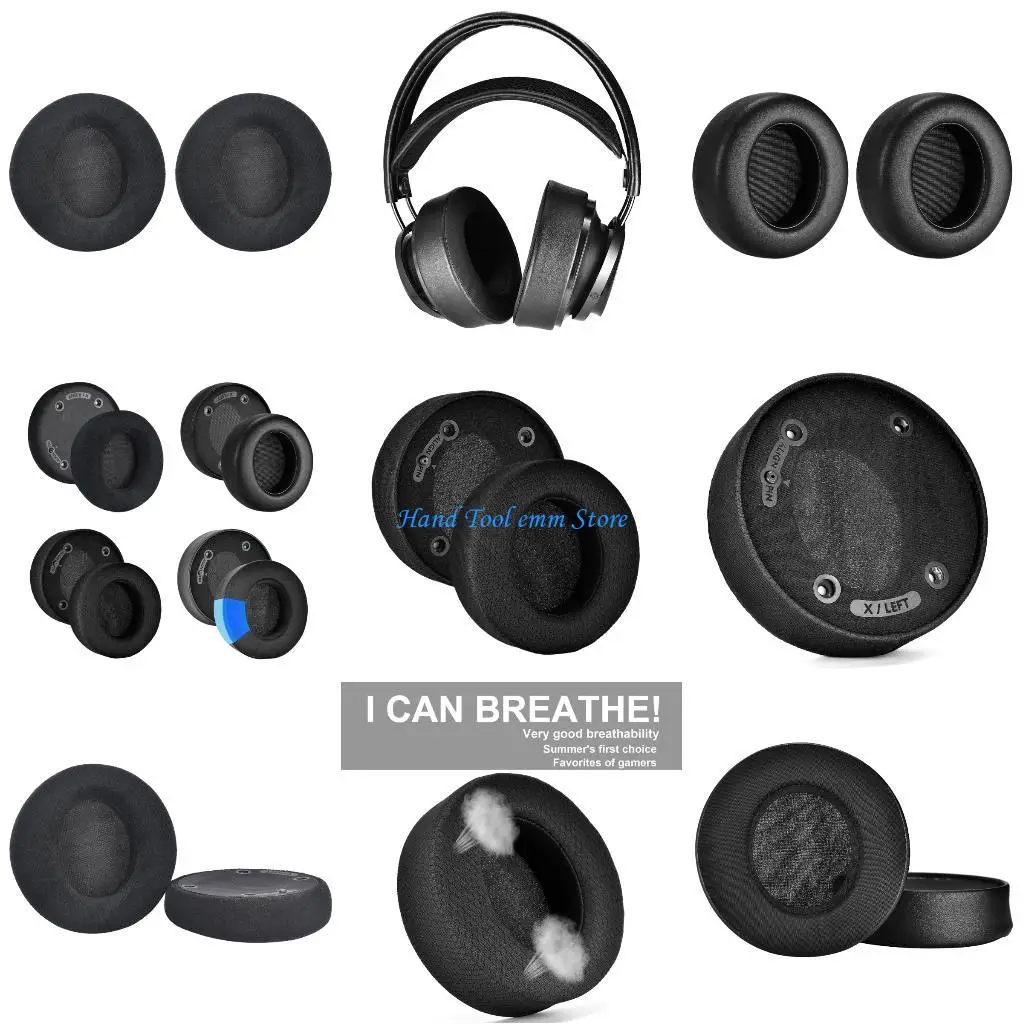 

H37F Noise Isolating Sponge Earpads Headphone Covers For Fidelio Dedicated Over Ear Headphone Ergonomic Comfortable Wear