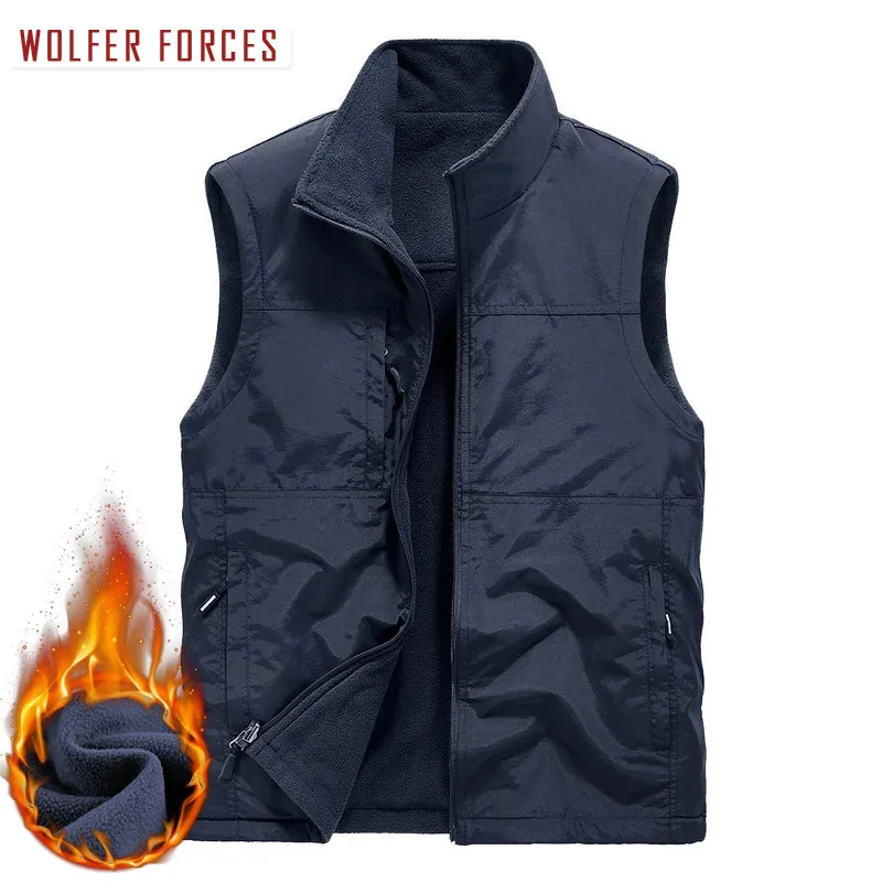 

Vests of Men Sweatshirts Tactical Vest Men's Clothing Padded Military Trekking Outdoor Fishing Waterproof Luxury