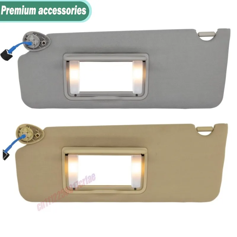 For Honda Pilot 2016-2020 For Honda Ridgeline Sunvisor With Mirror Replaces Left Driver Side Sunshade Car Sun Visor