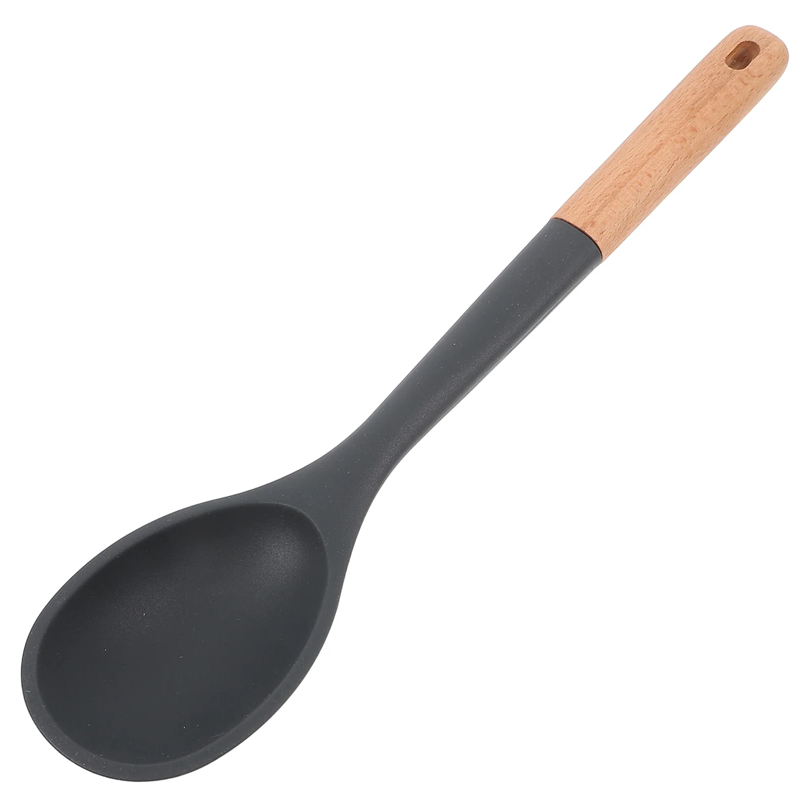 

Non Stick Pan Soup Spoons Silicone Cooking Ladle Large Non-stick Scoop Kitchen Handle