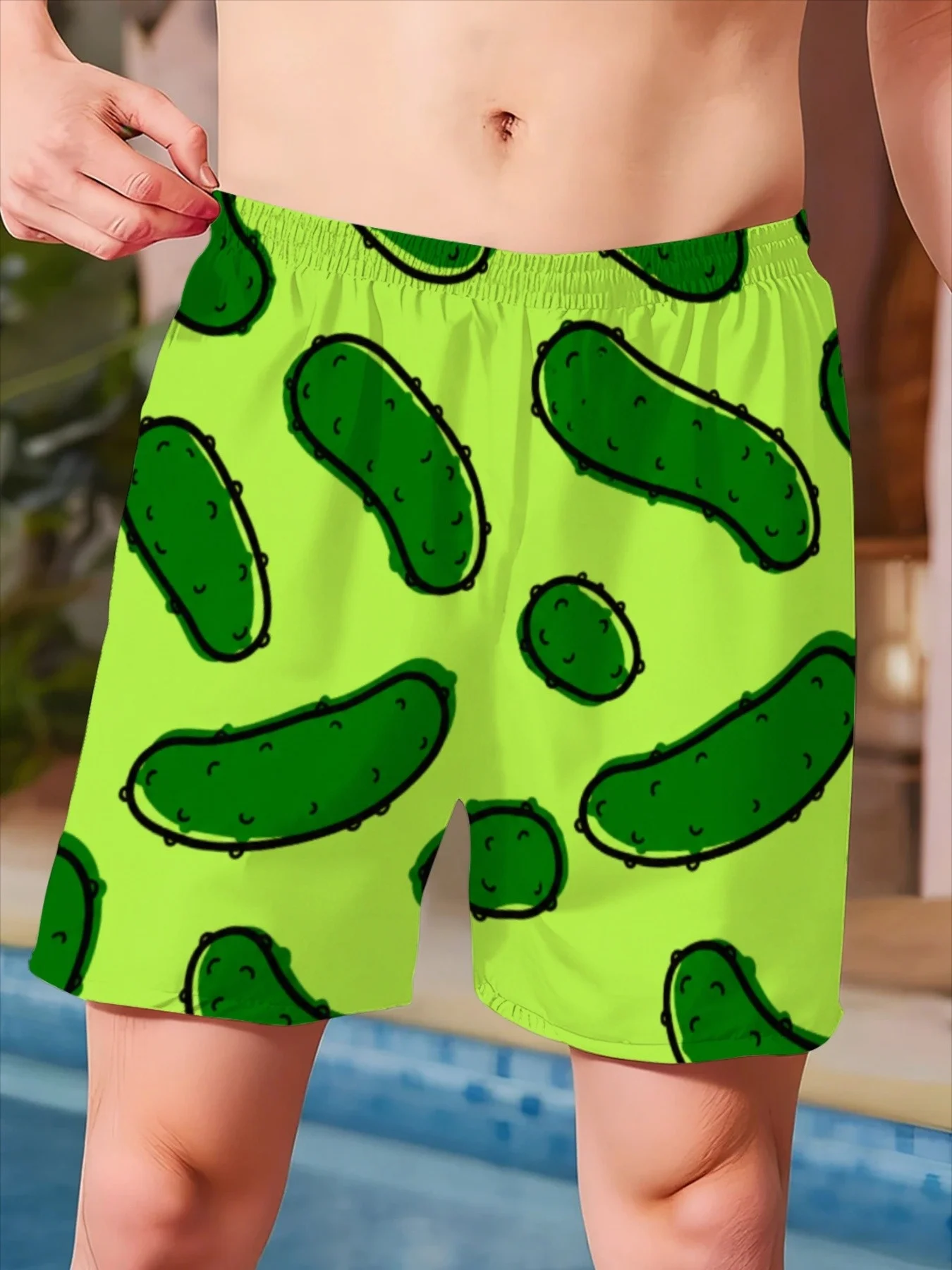 Beer, Pizza, Food, Casual Beach Shorts, Various Styles, Food Prints, Breathable Shorts for Children, Men, Couples, and Families.