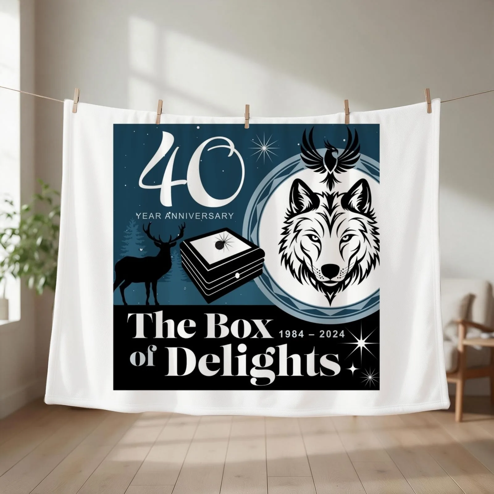 Box of Delights - Main Image 40 year Anniversary 2024 Throw Blanket Tourist Weighted Decorative Sofas blankets ands Blankets