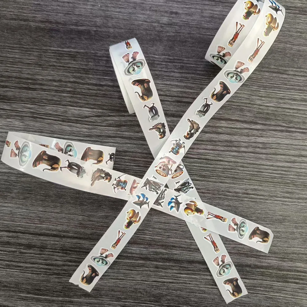500pcs Tung Tung Sahur Ai Abstract Sealing Stickers, Diy Pvc Laptop Decal Decorative Stickers, Reward Gift image 6