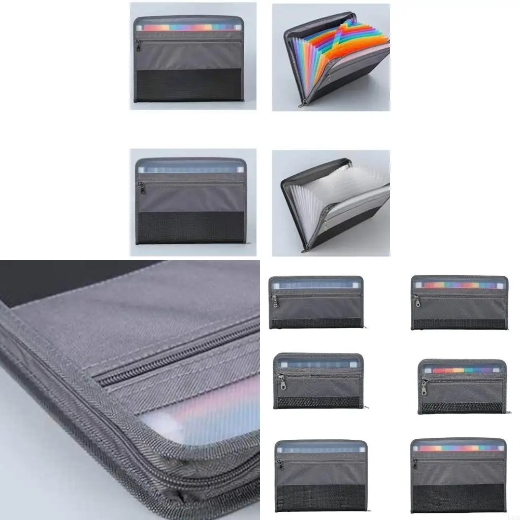 

F42D Expandable Document Folder Expanding Folder File Organiser for Tickets Receipts