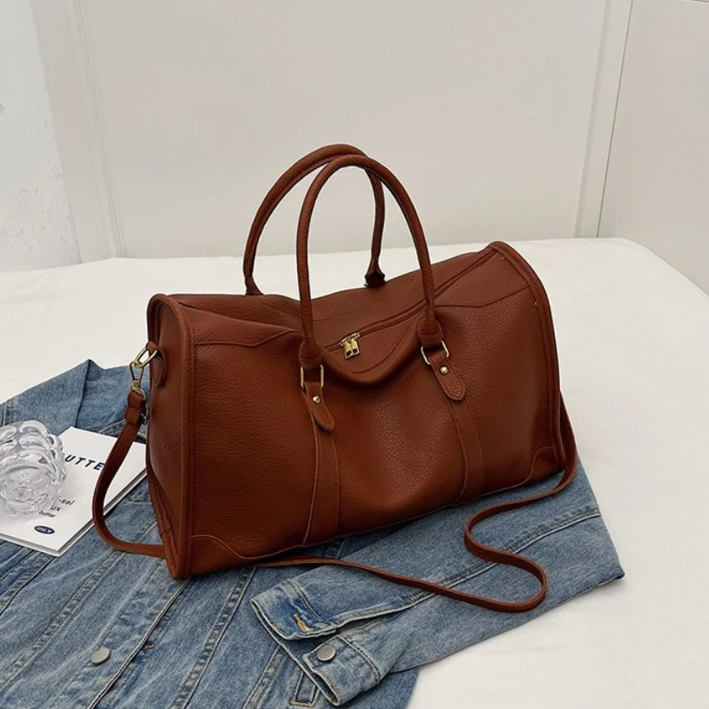 2024 de alta qualidade estilo clássico sólido plutônio ombro e crossbody sacos simples versátil sentido de luxo bolsas viagem para mulher