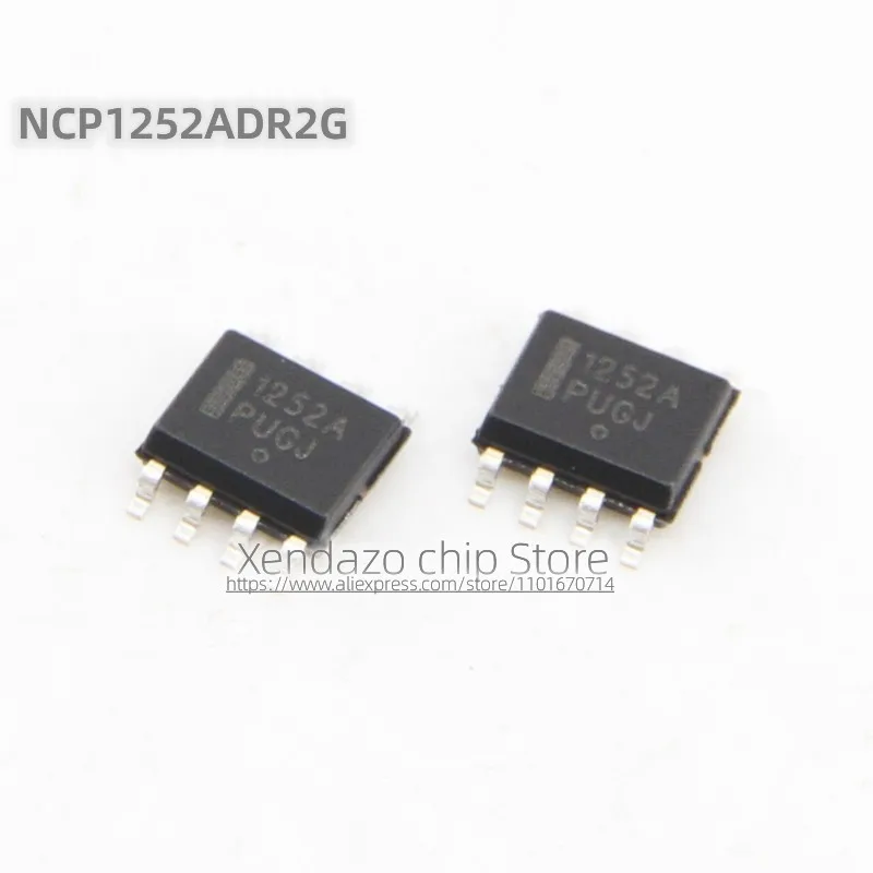 10pcs/lot NCP1252ADR2G NCP1252A 1252A SOP-8 package Original genuine Switching power supply chip