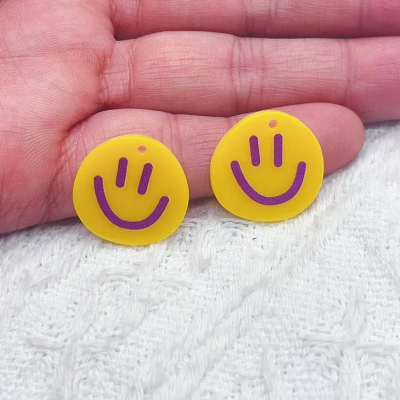 10pcs Lovely Smiling Face Charms For Jewelry Making findings diy Bracelets Earring Necklace Craft Pendants view 4