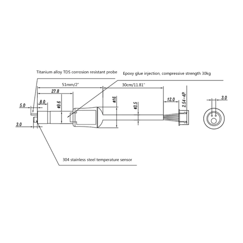 TDS Meter Probe Water-Quality Monitoring Module, Analog TDS Module for Liquid Quality Analysis DropShipping