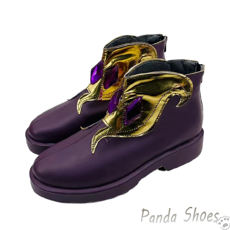 Anime Cosplay Sapatos para Festa de Halloween, Cosplay Costume Prop, Cos Sapatos, Barba Preta, Destino, Destino