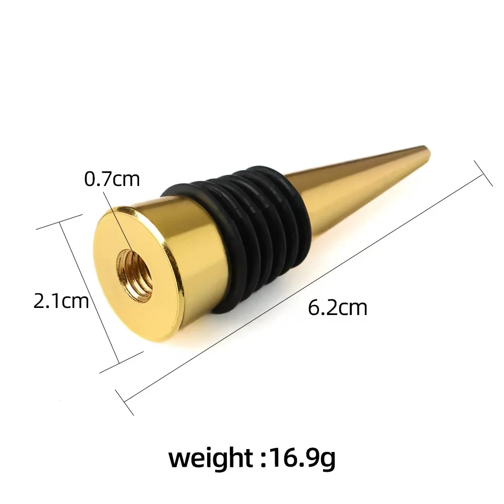 Wholesale Alloy Wine Stopper Base Handmade DIY Custum Assembled Bottle Stoppers Wine Accessories Bar Tools Multi-color Available view 2