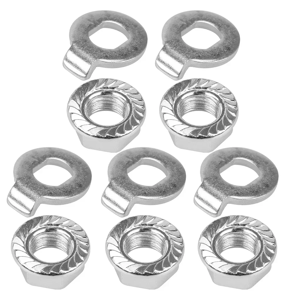 5PCs Stainless Steel Bolt Wheel Fixed Nuts Screw For Xiaomi For M365 E-Scooter Silver White Electric Scooter Accessories