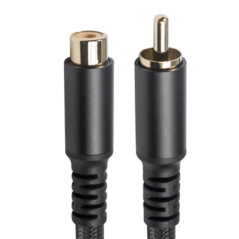 Extension Cable Audio Video Cable Male To Female Cord for Speaker, Subwoofer, Camera, HDTV, Amplifier, 1.8M