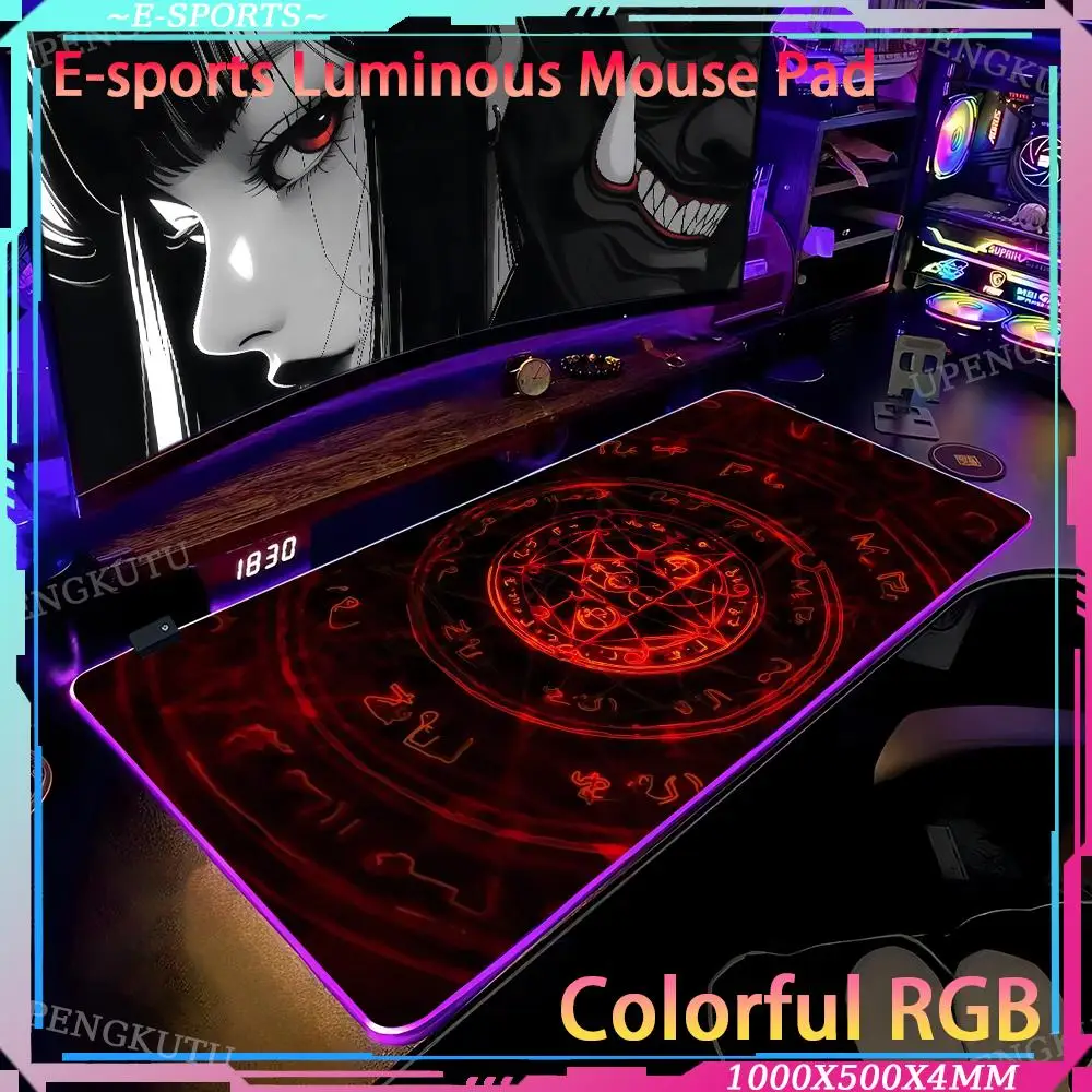 DOOM Cute desk accessories Gaming accessories Cute desk pad Mouse Pad RGB Writing accessories game mouse Cute keyboard pad pad