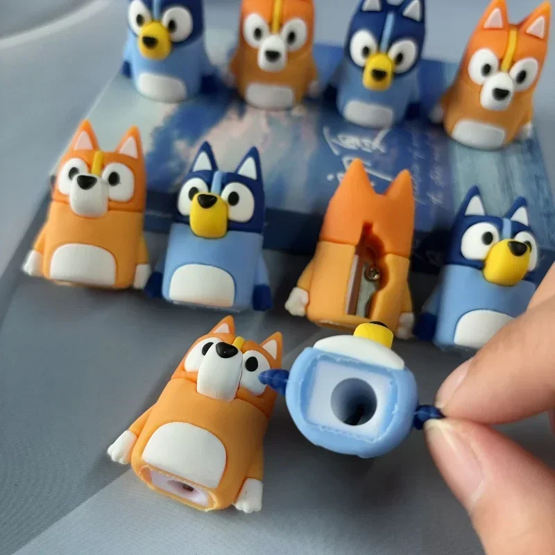 Bluey Cartoon Pencil Sharpener Single Pencil Cutter Tool Student Stationery Simple Cute School Office Supplies High Quality