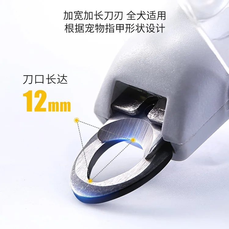 Professionelle Haustier-Nagelschere mit LED-Licht, Katzen- und Hunde-Nagelknipser, Nagel- und Krallenschere, Haustierzubehör – Detail 18