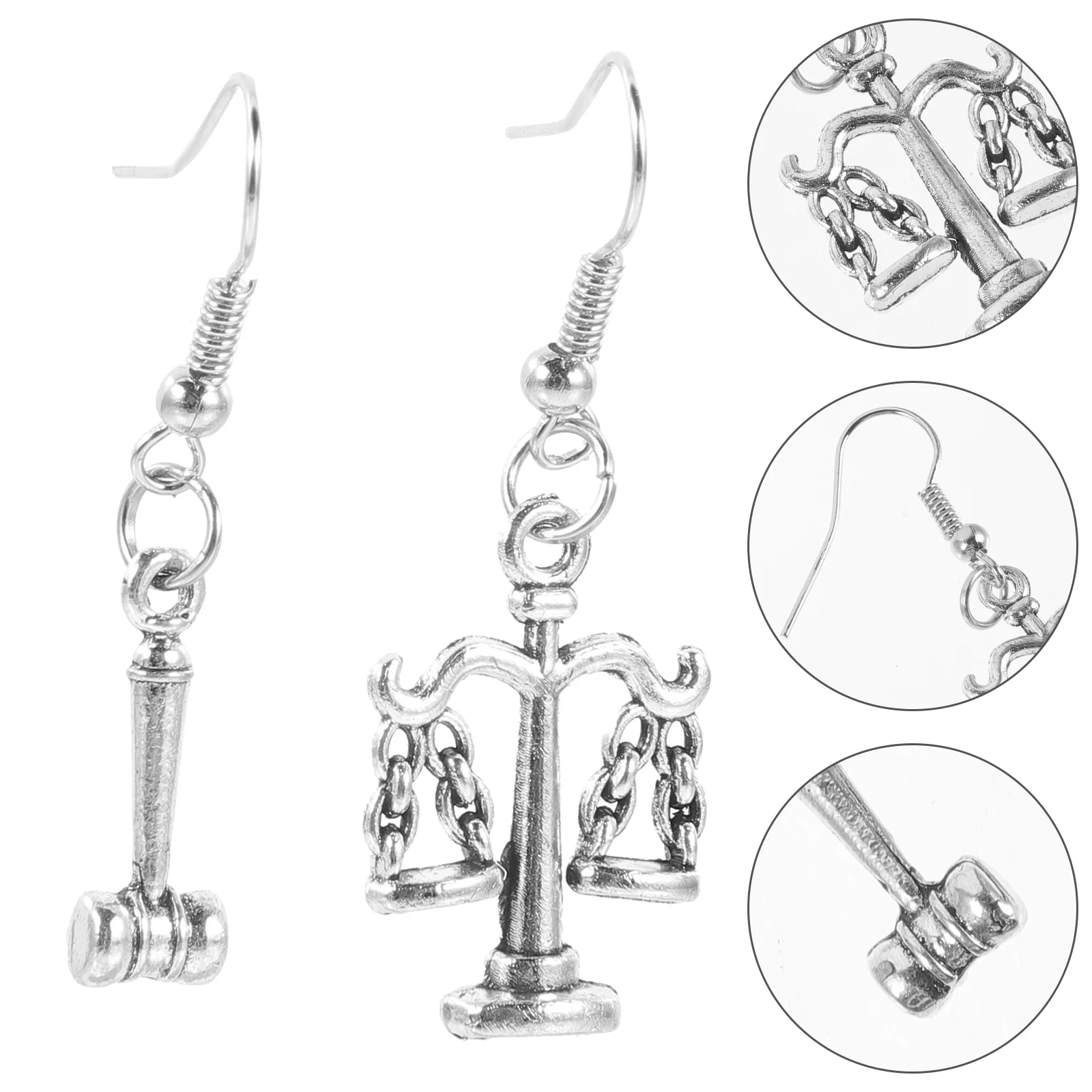 

Decorate Lawyer Scale Earrings Women's Jewelry for Girls Zinc Alloy