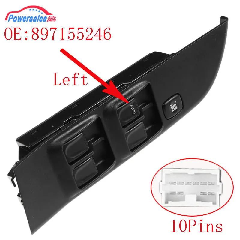 897155246 New Front Left Electric Power Window Switch Panel For Isuzu TFR/TFS 1999-2009