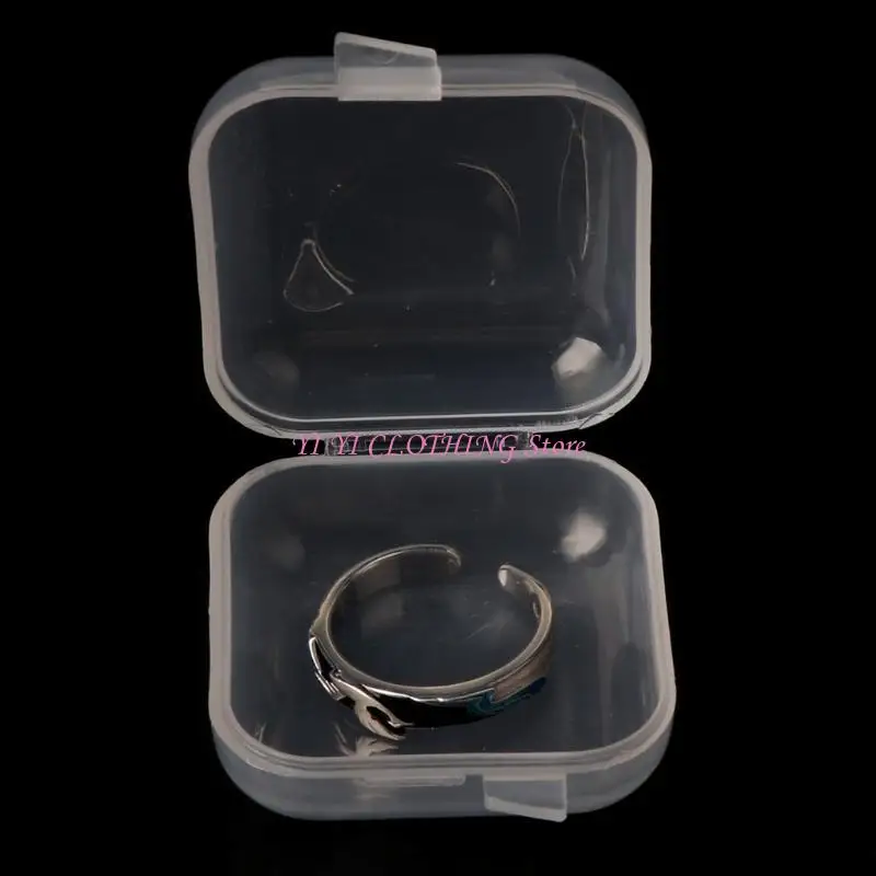 N5KF 20x مربع حاويات تخزين مربع Mini مع صندوق بلاستيكي شفاف للخرز الصغير #4