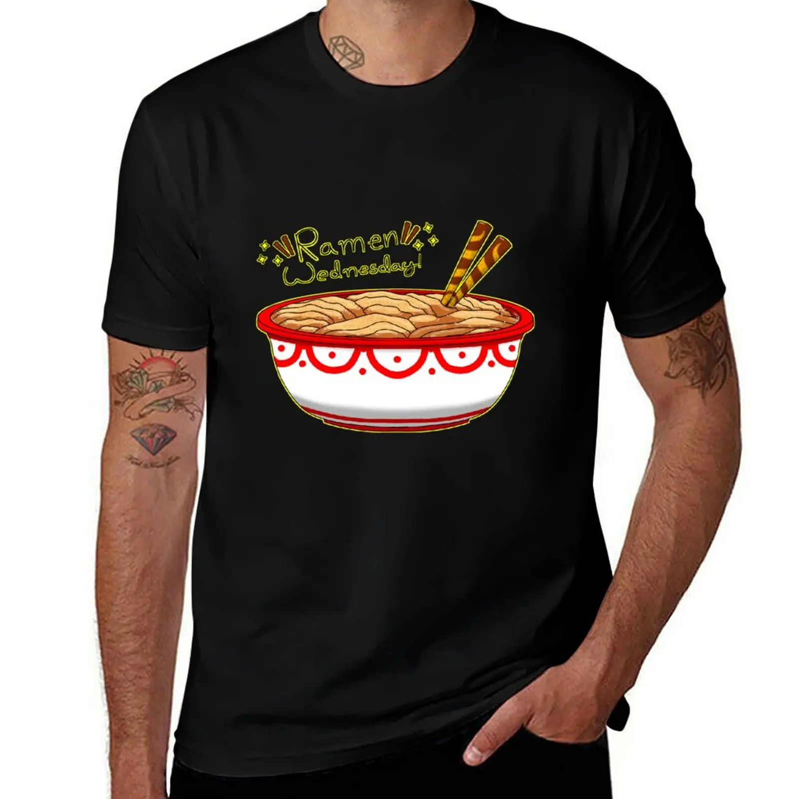 

Ramen Bowl T-Shirt customs design your own Funny t-shirt plus size tops Luxury man mens t shirts top quality