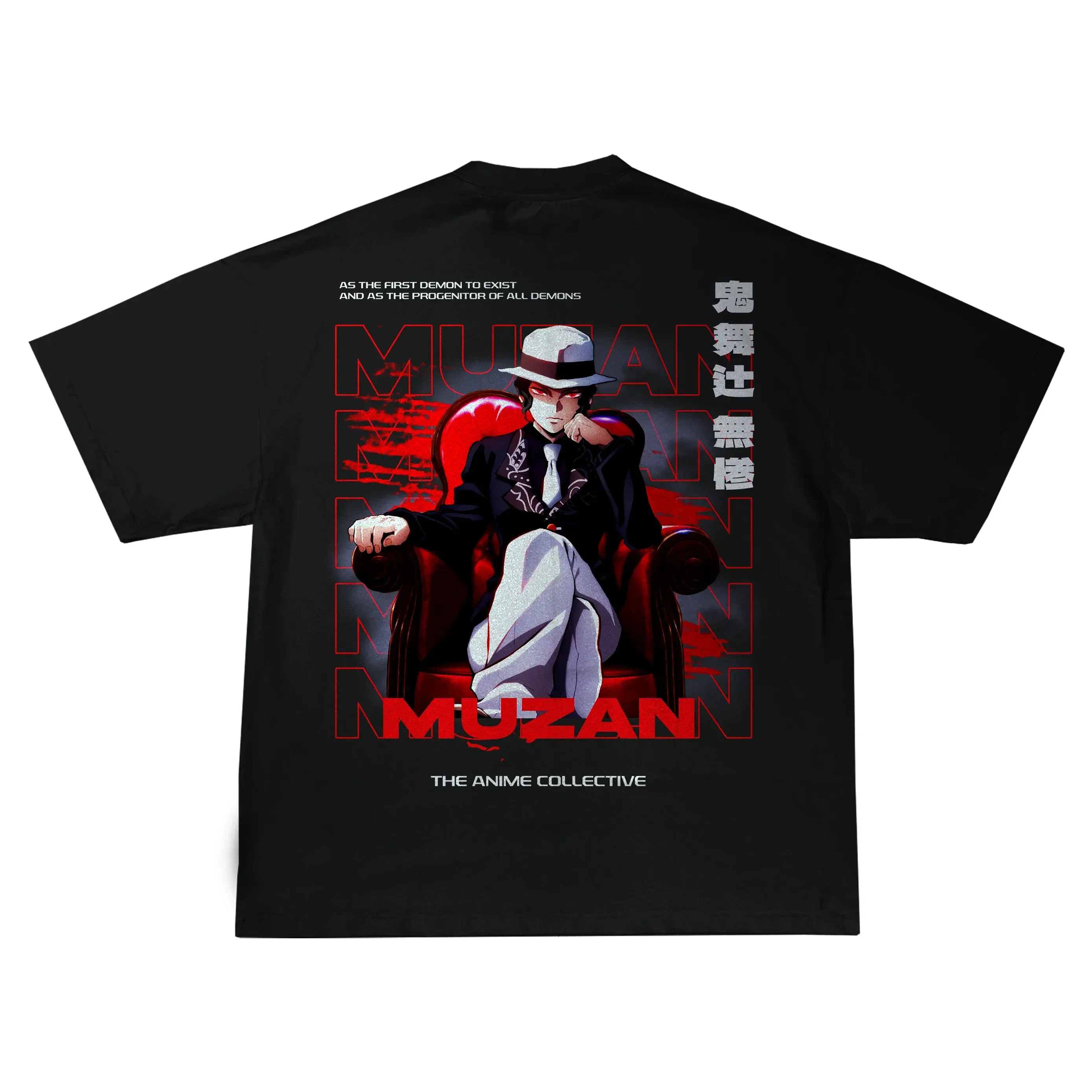 تي شيرت Progenitor of Demons، قميص جرافيك، Anime Merch، ملابس الشارع اليابانية، مقاس كبير، الهيب هوب، الاتجاه الحضري، معدات المروحة النهائية، المانجا