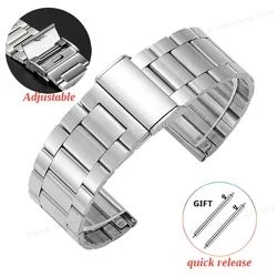 Stainless Steel Watch Band 22mm Metal Bracelet for Huawei GT 4 3 Universal Quick Release Watchbands Men Women Accessories