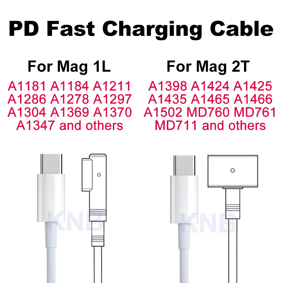 新しいラップトップ充電器 Macbook Pro Air アダプタ mag 1 mag 2 45
