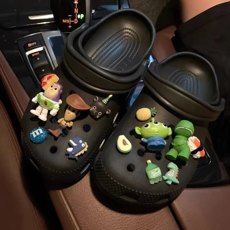 

Buzz Lightyear Woody Shoe Charms Set for Clogs Bubble Slides Sandals Monsters Boys Girls Shoe Decorations Accessories
