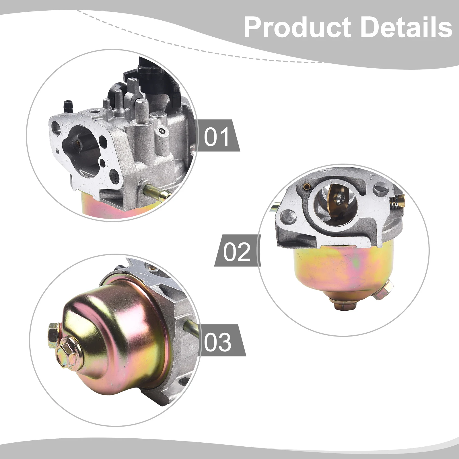 Design For Carburettor Compatible with Multiple For Mountfield Lawnmower Versions Including HP414 and SP414 Series