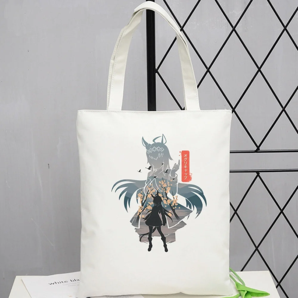 Umamusume tote bag shopper torba na zakupy shoulder  shopping y2k femme