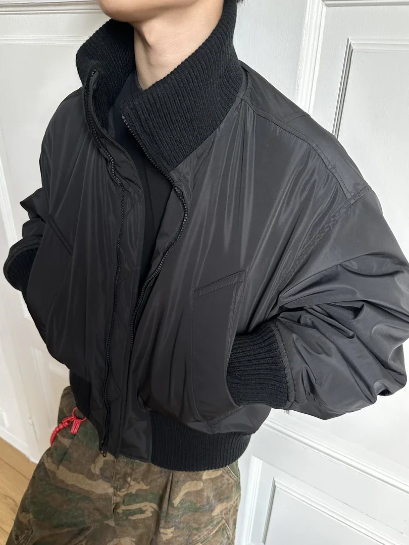 

Bomber Jackets Womens Jacket Red Winter Sherpa Panelled Plush Cozy Warmth Insulated Quilted Removable OL Comfortable Softshell