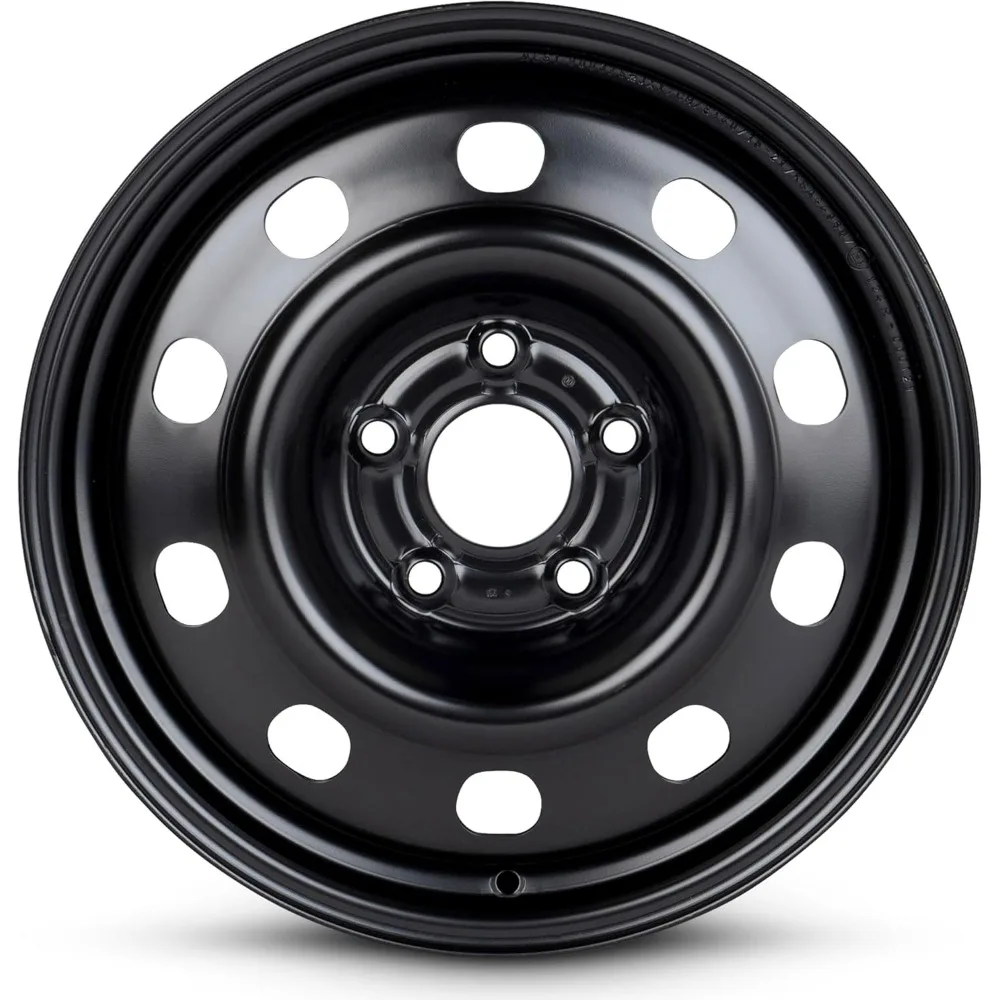 

For 2013-2020 Dodge Caravan 17 Inch Painted Black Rim - OE Direct Replacement - Road Ready Car Wheel
