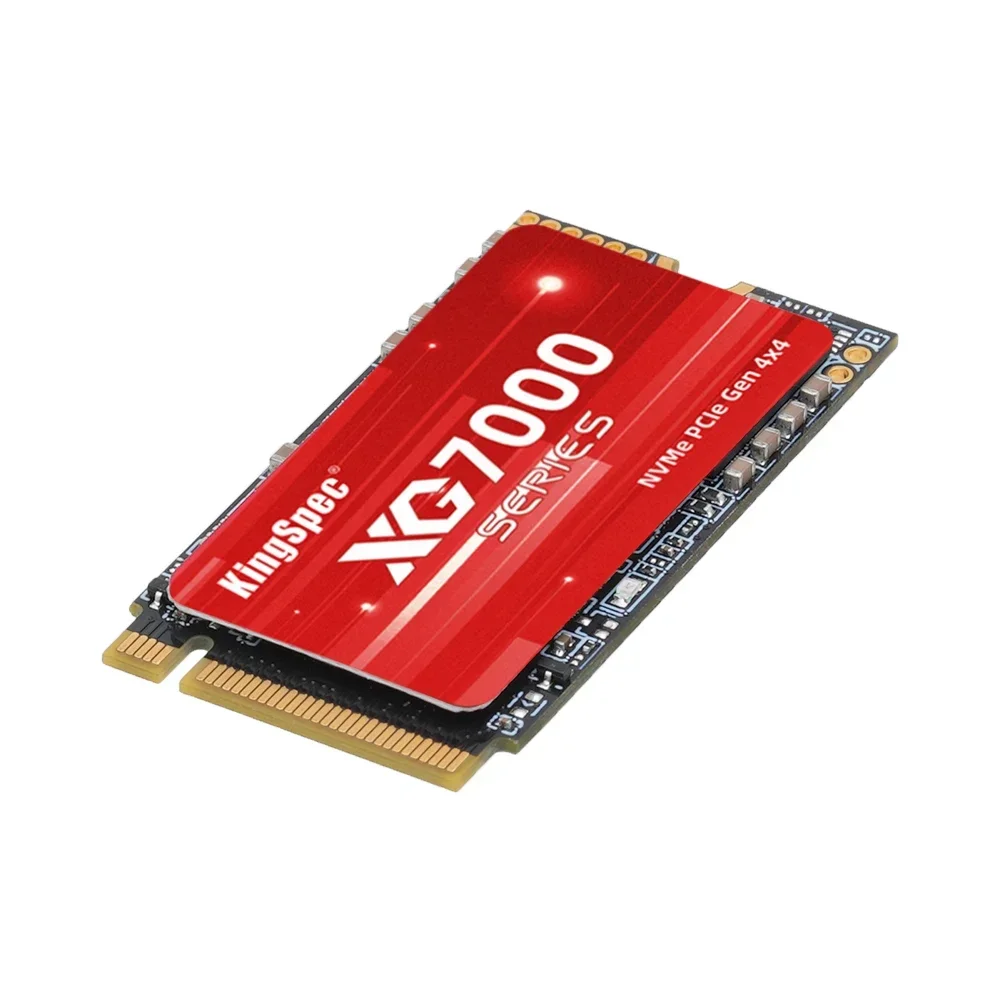 KingSpec Super High Speed m.2 pcie 4.0 disco rígido gen 4x4 dissipador de calor 2242 ssd m2 nvme 1tb para computador pessoal